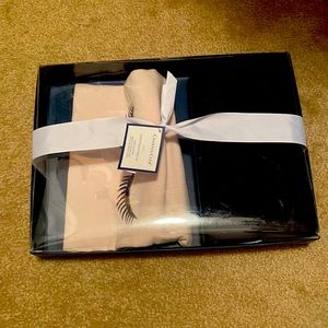Charter Club makeup bag and towel set